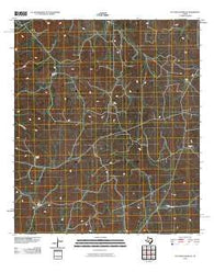 Flat Rock Draw SE Texas Historical topographic map, 1:24000 scale, 7.5 X 7.5 Minute, Year 2010