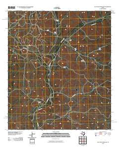 Flat Rock Draw SW Texas Historical topographic map, 1:24000 scale, 7.5 X 7.5 Minute, Year 2010