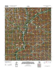 Flat Rock Draw SW Texas Historical topographic map, 1:24000 scale, 7.5 X 7.5 Minute, Year 2012