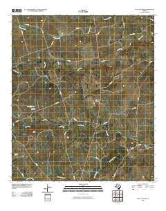 Flat Top Peak Texas Historical topographic map, 1:24000 scale, 7.5 X 7.5 Minute, Year 2010