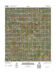 Flat Top Peak Texas Historical topographic map, 1:24000 scale, 7.5 X 7.5 Minute, Year 2012