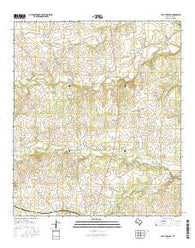 Flat Top Peak Texas Current topographic map, 1:24000 scale, 7.5 X 7.5 Minute, Year 2016
