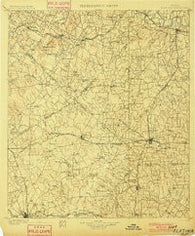 Flatonia Texas Historical topographic map, 1:125000 scale, 30 X 30 Minute, Year 1901