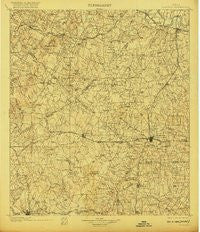 Flatonia Texas Historical topographic map, 1:125000 scale, 30 X 30 Minute, Year 1901