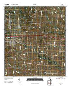 Flatonia Texas Historical topographic map, 1:24000 scale, 7.5 X 7.5 Minute, Year 2010