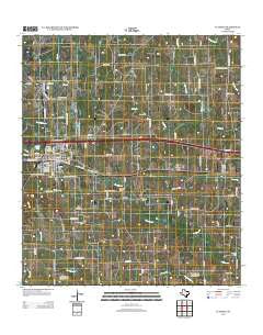Flatonia Texas Historical topographic map, 1:24000 scale, 7.5 X 7.5 Minute, Year 2013
