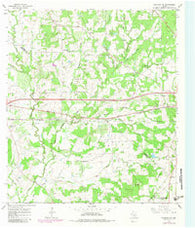 Flatonia NW Texas Historical topographic map, 1:24000 scale, 7.5 X 7.5 Minute, Year 1965