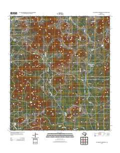 Flatrock Crossing Texas Historical topographic map, 1:24000 scale, 7.5 X 7.5 Minute, Year 2012