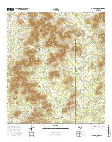 Flatrock Crossing Texas Current topographic map, 1:24000 scale, 7.5 X 7.5 Minute, Year 2016