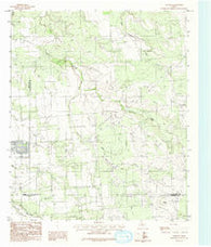 Flattop Texas Historical topographic map, 1:24000 scale, 7.5 X 7.5 Minute, Year 1984