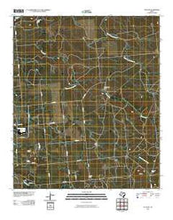 Flattop Texas Historical topographic map, 1:24000 scale, 7.5 X 7.5 Minute, Year 2010