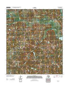Flo Texas Historical topographic map, 1:24000 scale, 7.5 X 7.5 Minute, Year 2013