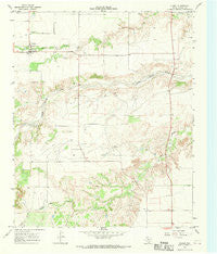 Flomot Texas Historical topographic map, 1:24000 scale, 7.5 X 7.5 Minute, Year 1967