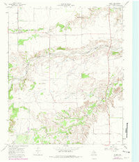 Flomot Texas Historical topographic map, 1:24000 scale, 7.5 X 7.5 Minute, Year 1967