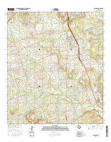Florence Texas Current topographic map, 1:24000 scale, 7.5 X 7.5 Minute, Year 2016