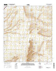 Florenzo Hill Texas Current topographic map, 1:24000 scale, 7.5 X 7.5 Minute, Year 2016