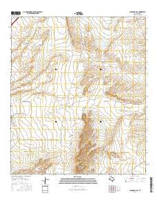 Florenzo Hill Texas Current topographic map, 1:24000 scale, 7.5 X 7.5 Minute, Year 2016