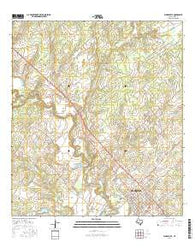 Floresville Texas Current topographic map, 1:24000 scale, 7.5 X 7.5 Minute, Year 2016