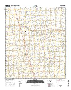 Florey Texas Current topographic map, 1:24000 scale, 7.5 X 7.5 Minute, Year 2016