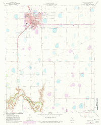 Floydada Texas Historical topographic map, 1:24000 scale, 7.5 X 7.5 Minute, Year 1965