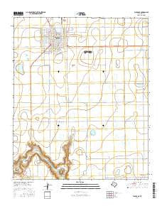 Floydada Texas Current topographic map, 1:24000 scale, 7.5 X 7.5 Minute, Year 2016