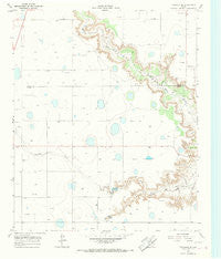 Floydada SE Texas Historical topographic map, 1:24000 scale, 7.5 X 7.5 Minute, Year 1965