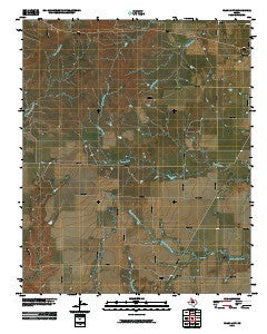 Foard City Texas Historical topographic map, 1:24000 scale, 7.5 X 7.5 Minute, Year 2010