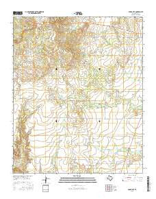 Foard City Texas Current topographic map, 1:24000 scale, 7.5 X 7.5 Minute, Year 2016