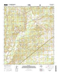 Fodice Texas Current topographic map, 1:24000 scale, 7.5 X 7.5 Minute, Year 2016