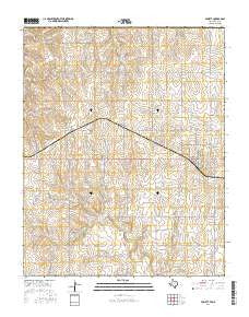 Follett Texas Current topographic map, 1:24000 scale, 7.5 X 7.5 Minute, Year 2016