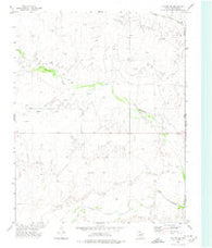 Follett SE Texas Historical topographic map, 1:24000 scale, 7.5 X 7.5 Minute, Year 1972