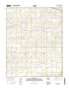 Follett SE Texas Current topographic map, 1:24000 scale, 7.5 X 7.5 Minute, Year 2016
