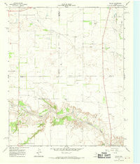 Folley Texas Historical topographic map, 1:24000 scale, 7.5 X 7.5 Minute, Year 1967
