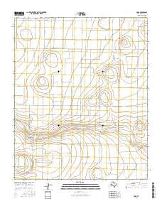 Ford Texas Current topographic map, 1:24000 scale, 7.5 X 7.5 Minute, Year 2016