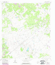 Fordtran Texas Historical topographic map, 1:24000 scale, 7.5 X 7.5 Minute, Year 1963