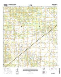 Fordtran Texas Current topographic map, 1:24000 scale, 7.5 X 7.5 Minute, Year 2016