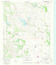 Foreman Chapel Texas Historical topographic map, 1:24000 scale, 7.5 X 7.5 Minute, Year 1968