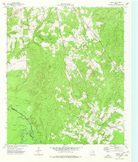 Forest Texas Historical topographic map, 1:24000 scale, 7.5 X 7.5 Minute, Year 1973