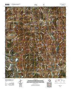 Forest Texas Historical topographic map, 1:24000 scale, 7.5 X 7.5 Minute, Year 2010