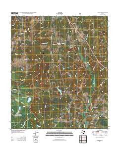 Forest Texas Historical topographic map, 1:24000 scale, 7.5 X 7.5 Minute, Year 2013
