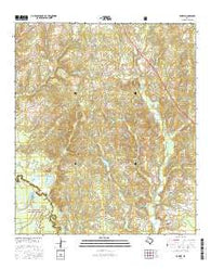 Forest Texas Current topographic map, 1:24000 scale, 7.5 X 7.5 Minute, Year 2016