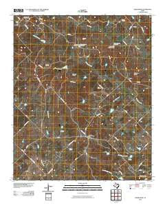 Forestburg Texas Historical topographic map, 1:24000 scale, 7.5 X 7.5 Minute, Year 2010