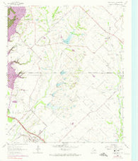 Forney North Texas Historical topographic map, 1:24000 scale, 7.5 X 7.5 Minute, Year 1963