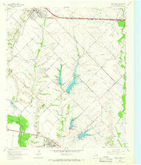 Forney South Texas Historical topographic map, 1:24000 scale, 7.5 X 7.5 Minute, Year 1963