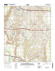 Forney South Texas Current topographic map, 1:24000 scale, 7.5 X 7.5 Minute, Year 2016