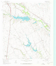 Forreston Texas Historical topographic map, 1:24000 scale, 7.5 X 7.5 Minute, Year 1961