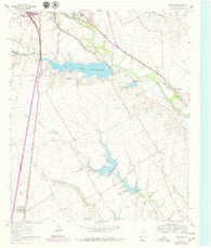 Forreston Texas Historical topographic map, 1:24000 scale, 7.5 X 7.5 Minute, Year 1961