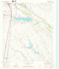 Forreston Texas Historical topographic map, 1:24000 scale, 7.5 X 7.5 Minute, Year 1961