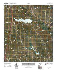 Forreston Texas Historical topographic map, 1:24000 scale, 7.5 X 7.5 Minute, Year 2010