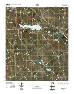 Forreston Texas Historical topographic map, 1:24000 scale, 7.5 X 7.5 Minute, Year 2010